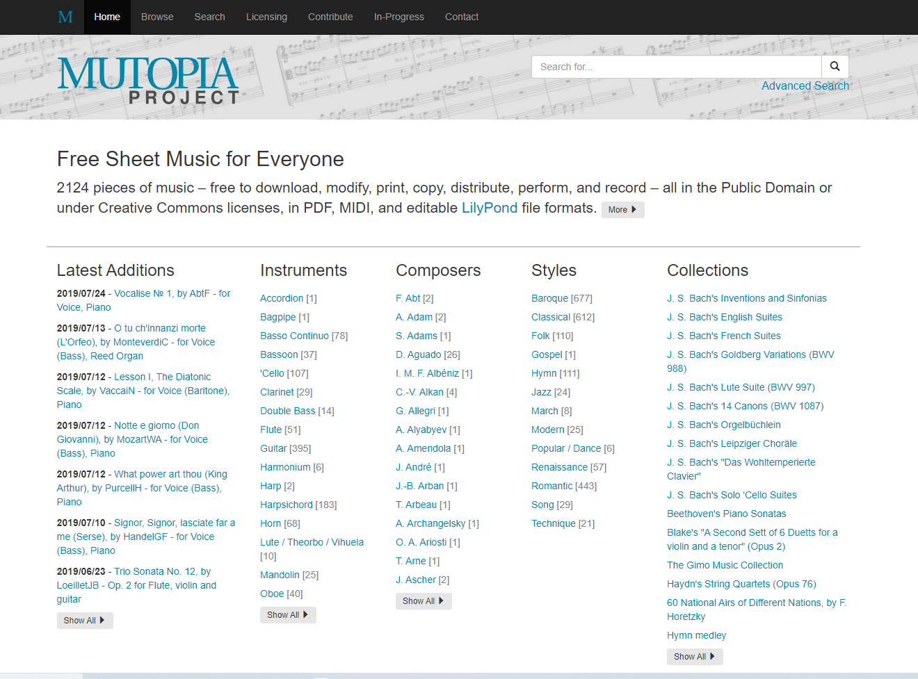 Mutopiaproject
