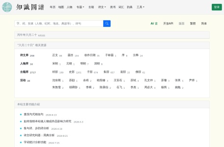 古籍知识图谱