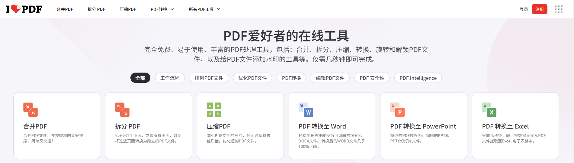 大学生免费在线办公工具网站｜PDF 处理、在线 PS、思维导图合集